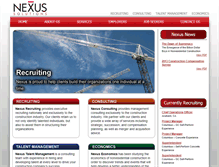 Tablet Screenshot of nexus-solution.com